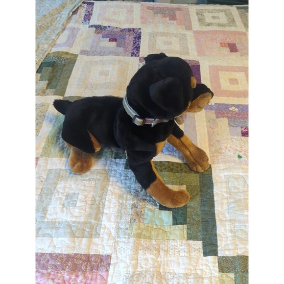 2008 Sunny & Co Rottweiler Dog Puppet 18" - Picture 2 of 5